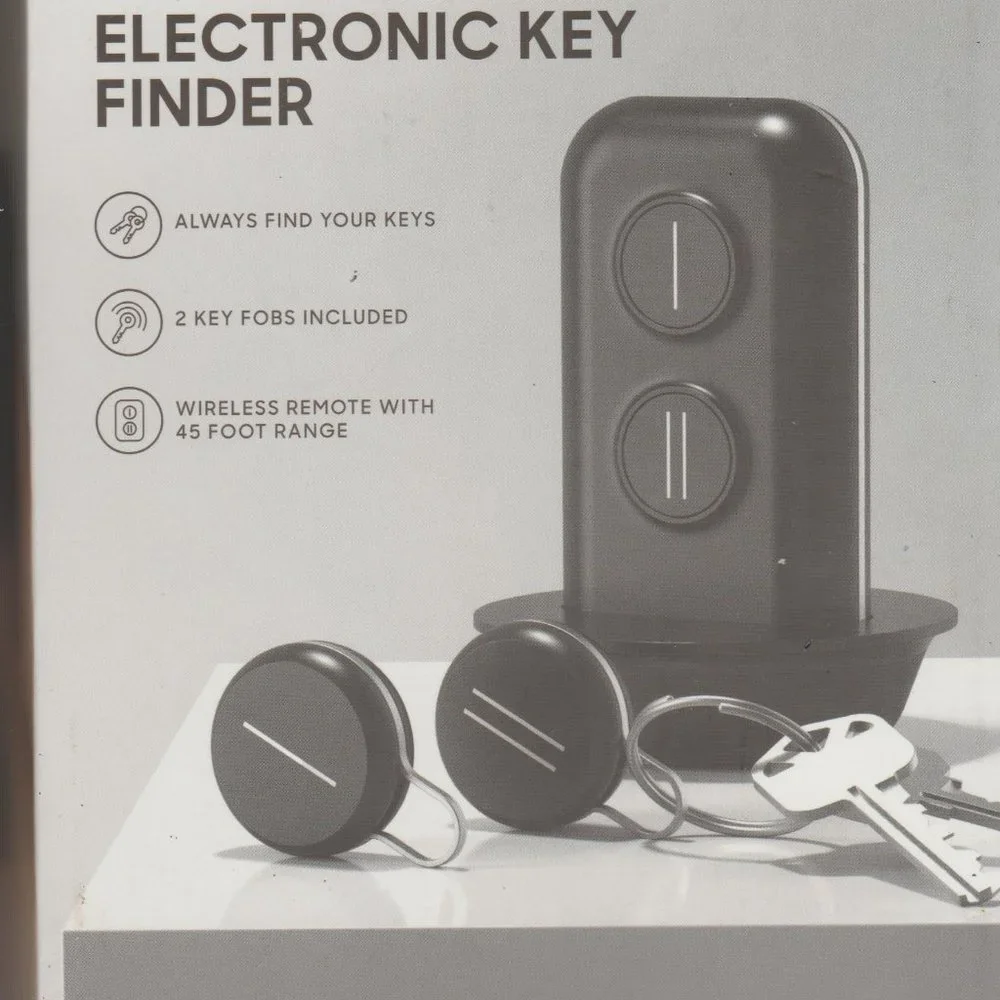 Sharper Image Electronic Key Finder with FREE Phone Stand